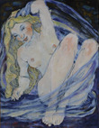 Gunter Langer - Nude in Blue