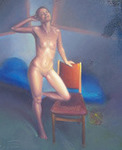 Katrin Meinig - Nude with Chair
