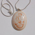 pendant - oval 65,-
