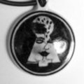 pendant - Black-White 55,-