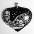 pendant - with silver catch 55,-