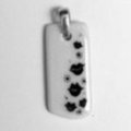 pendant - Black-White 35,-