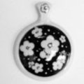 pendant - Black-White 45,-